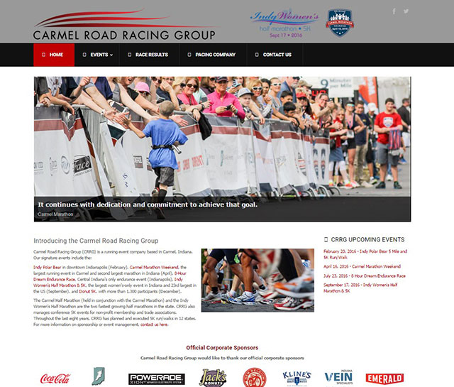 Racing management company site